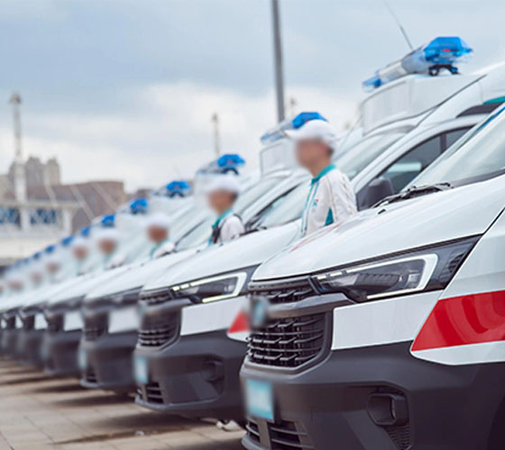 米脂县服务车队展示